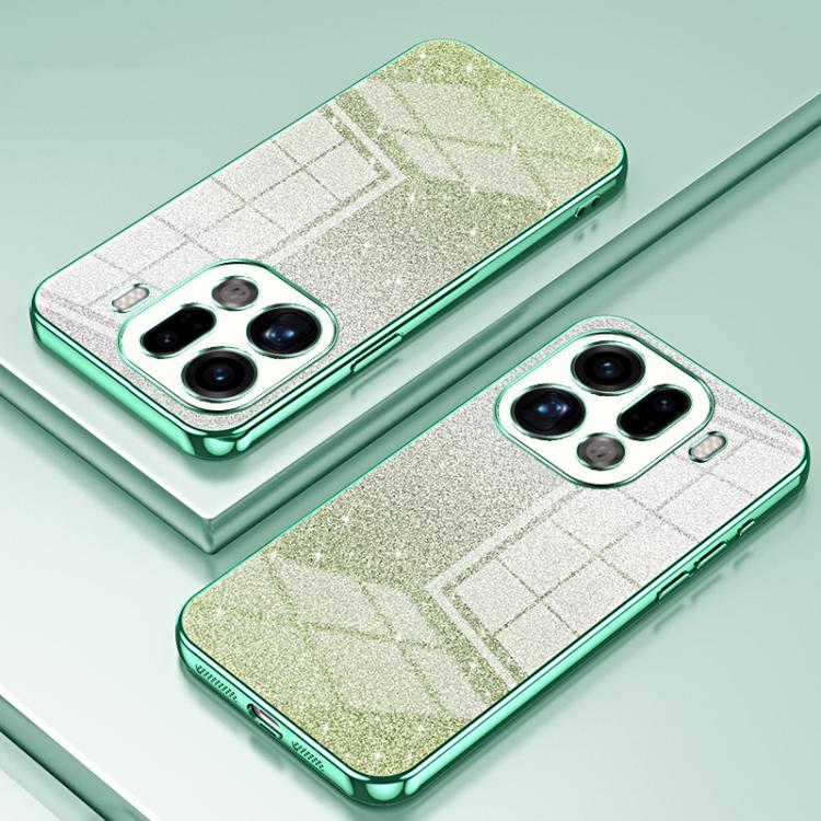 For OPPO Find X9 Pro Gradient Glitter Powder Electroplated Phone Case