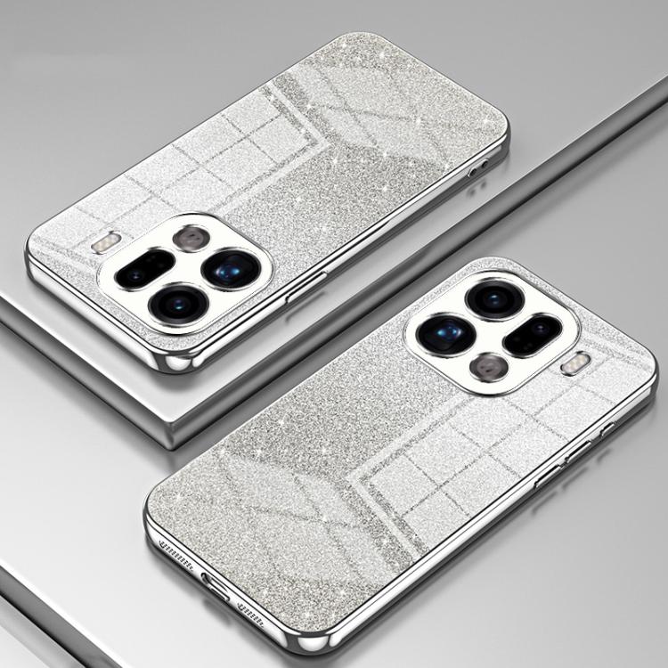 For OPPO Find X9 Pro Gradient Glitter Powder Electroplated Phone Case