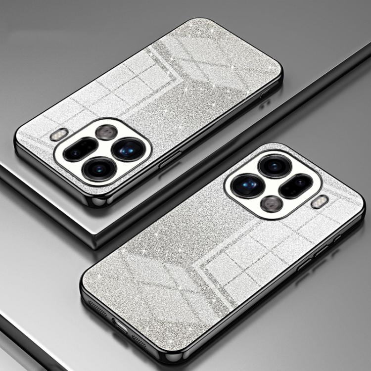 For OPPO Find X9 Pro Gradient Glitter Powder Electroplated Phone Case