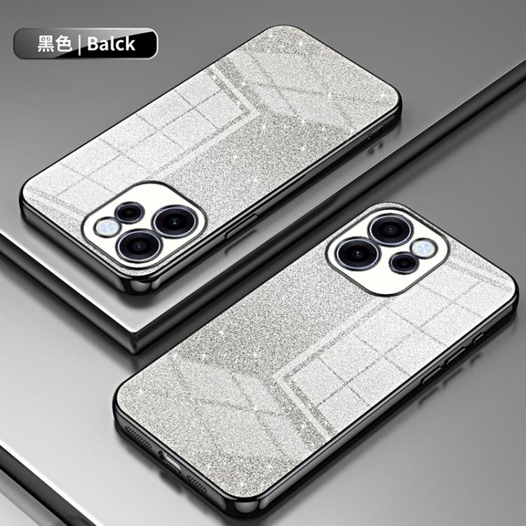 For OPPO Reno15 FS 5G Gradient Glitter Powder Electroplated Phone Case