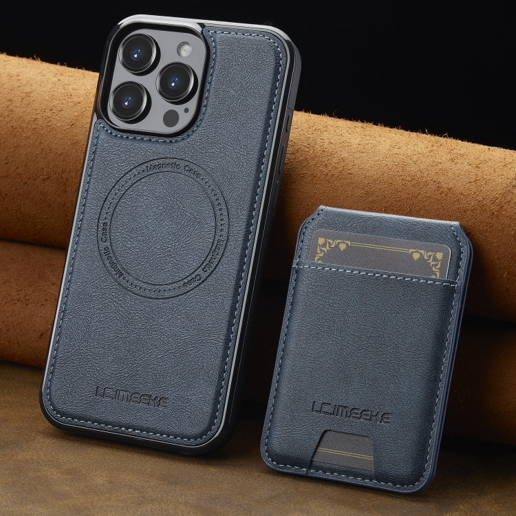 For iPhone 16 Pro LC.IMEEKE L3 Series Detachable RFID Card Bag Magsafe Phone Case