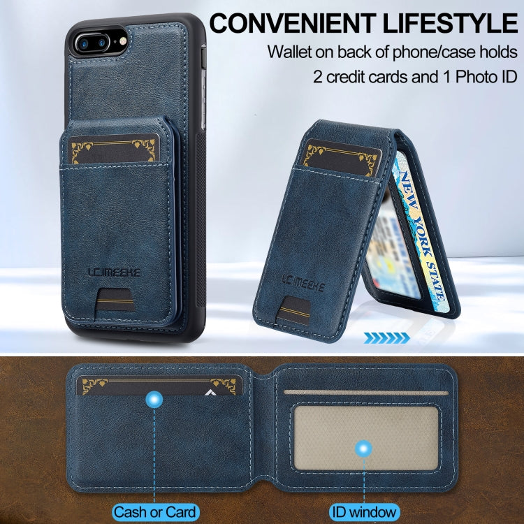 For iPhone 17e / 16e LC.IMEEKE L3 Series Detachable RFID Card Bag Magsafe Phone Case
