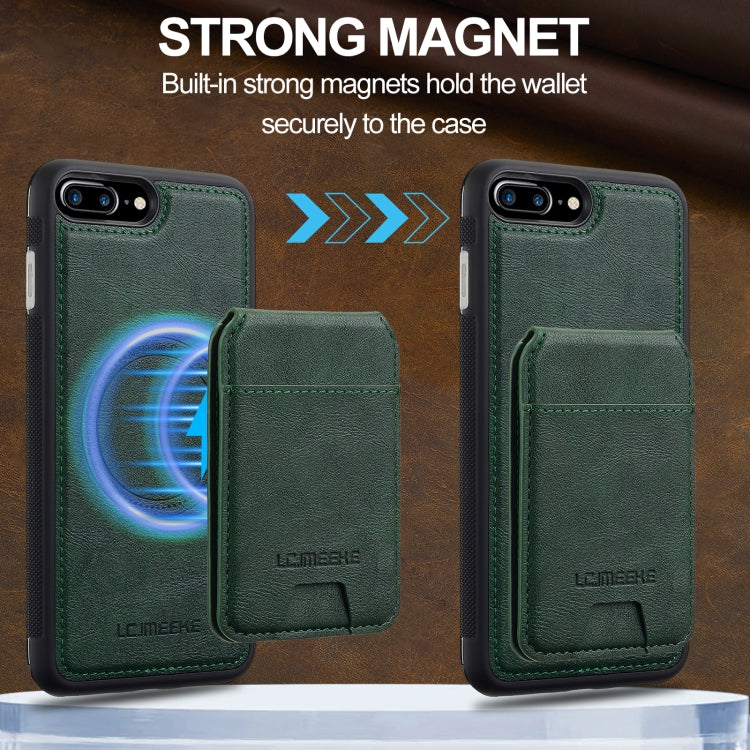For iPhone 17e / 16e LC.IMEEKE L3 Series Detachable RFID Card Bag Magsafe Phone Case