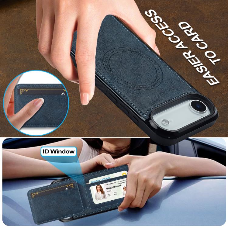 For iPhone Air LC.IMEEKE L3 Series Detachable RFID Card Bag Magsafe Phone Case