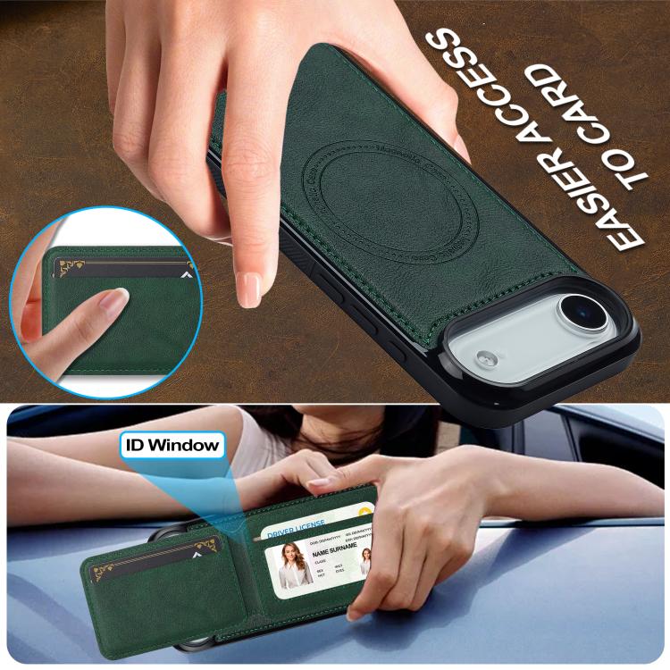For iPhone Air LC.IMEEKE L3 Series Detachable RFID Card Bag Magsafe Phone Case