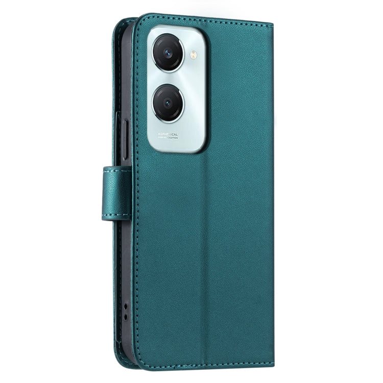 For vivo Y18 4G Global / IND / Y03 4G Ring Buckle Rhombic Leather Phone Case