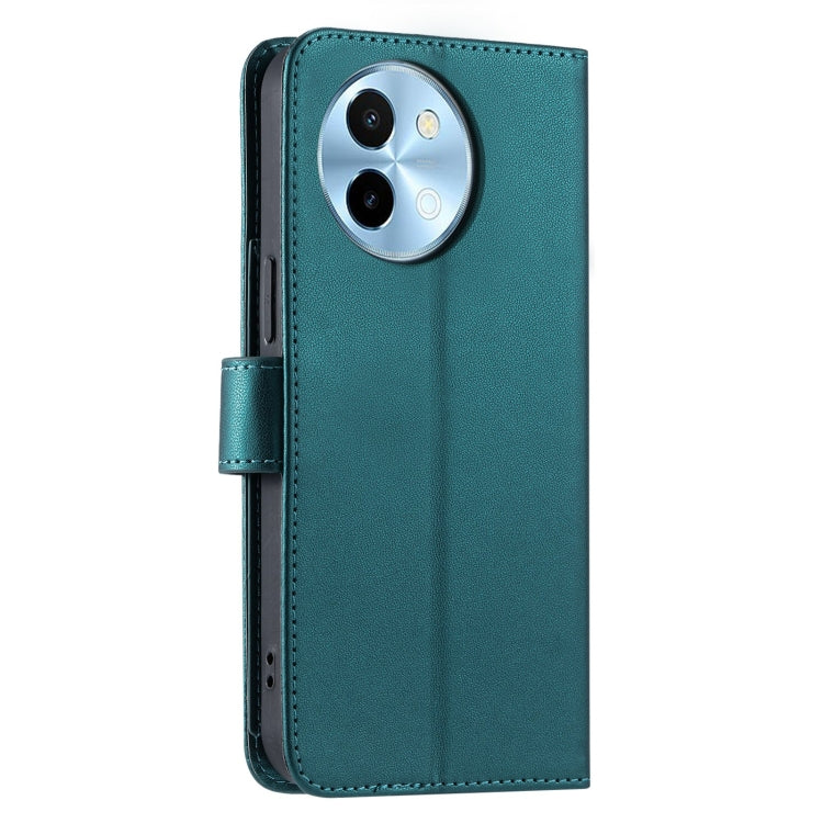 For vivo Y38 / T3x 5G Ring Buckle Rhombic Leather Phone Case