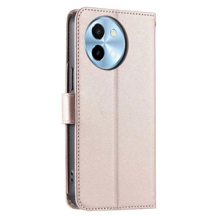 For vivo Y38 / T3x 5G Ring Buckle Rhombic Leather Phone Case