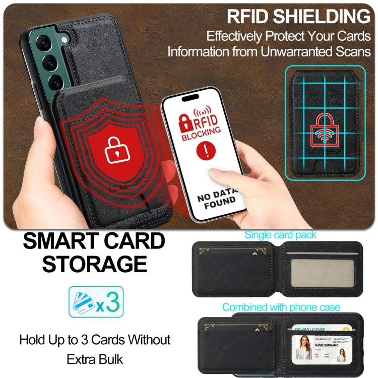 For Samsung Galaxy S20 FE LC.IMEEKE L3 Series Detachable RFID Card Bag Magsafe Phone Case