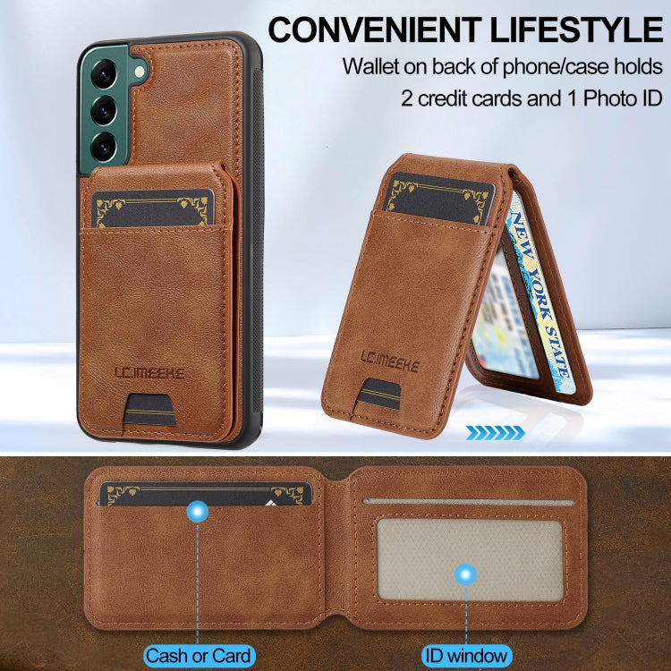 For Samsung Galaxy S20 FE LC.IMEEKE L3 Series Detachable RFID Card Bag Magsafe Phone Case