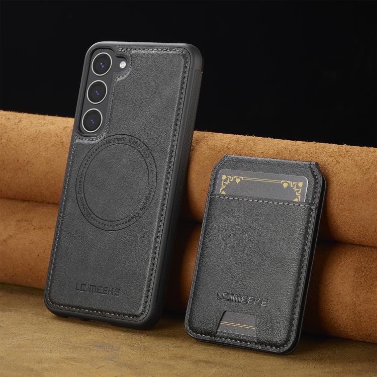 For Samsung Galaxy S25+ 5G LC.IMEEKE L3 Series Detachable RFID Card Bag Magsafe Phone Case