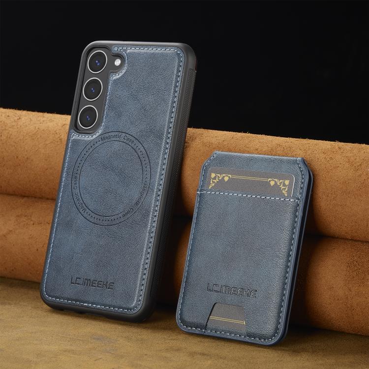 For Samsung Galaxy S25+ 5G LC.IMEEKE L3 Series Detachable RFID Card Bag Magsafe Phone Case
