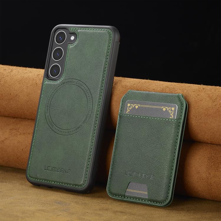 For Samsung Galaxy S25+ 5G LC.IMEEKE L3 Series Detachable RFID Card Bag Magsafe Phone Case