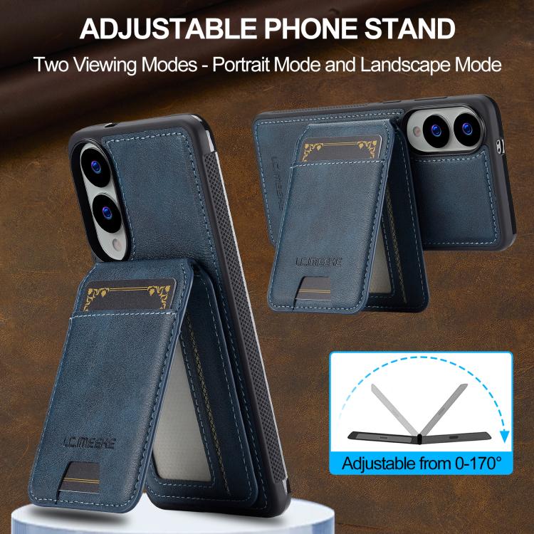 For Samsung Galaxy S25 Edge 5G LC.IMEEKE L3 Series Detachable RFID Card Bag Magsafe Phone Case