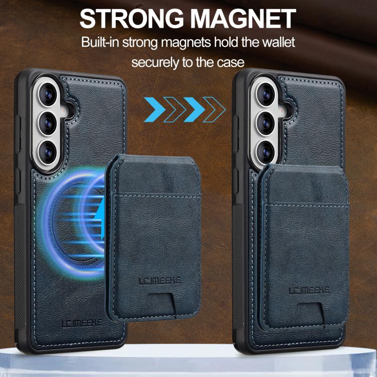 For Samsung Galaxy S26+ 5G LC.IMEEKE L3 Series Detachable RFID Card Bag Magsafe Phone Case