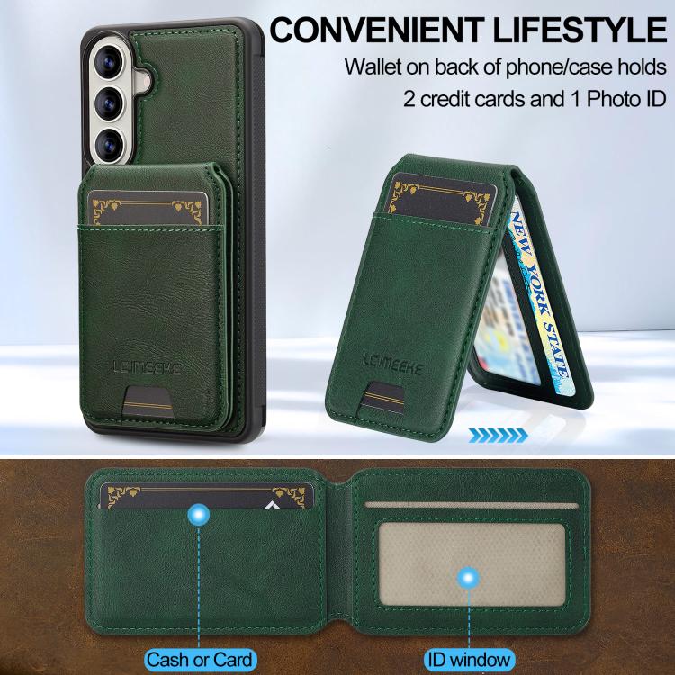 For Samsung Galaxy S26+ 5G LC.IMEEKE L3 Series Detachable RFID Card Bag Magsafe Phone Case