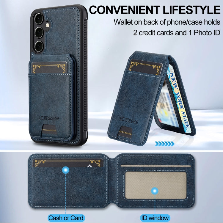 For Samsung Galaxy A55 5G LC.IMEEKE L3 Series Detachable RFID Card Bag Magsafe Phone Case