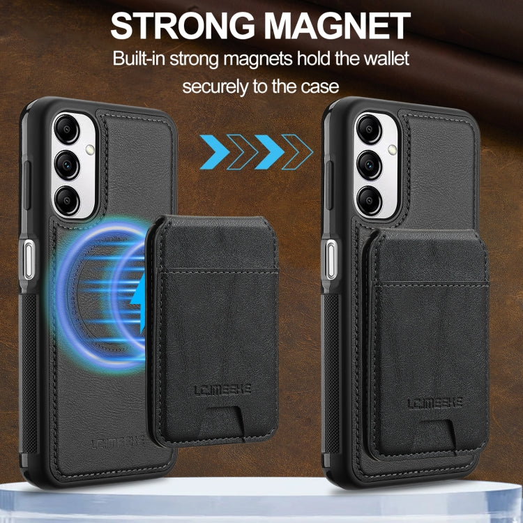 For Samsung Galaxy A54 5G LC.IMEEKE L3 Series Detachable RFID Card Bag Magsafe Phone Case