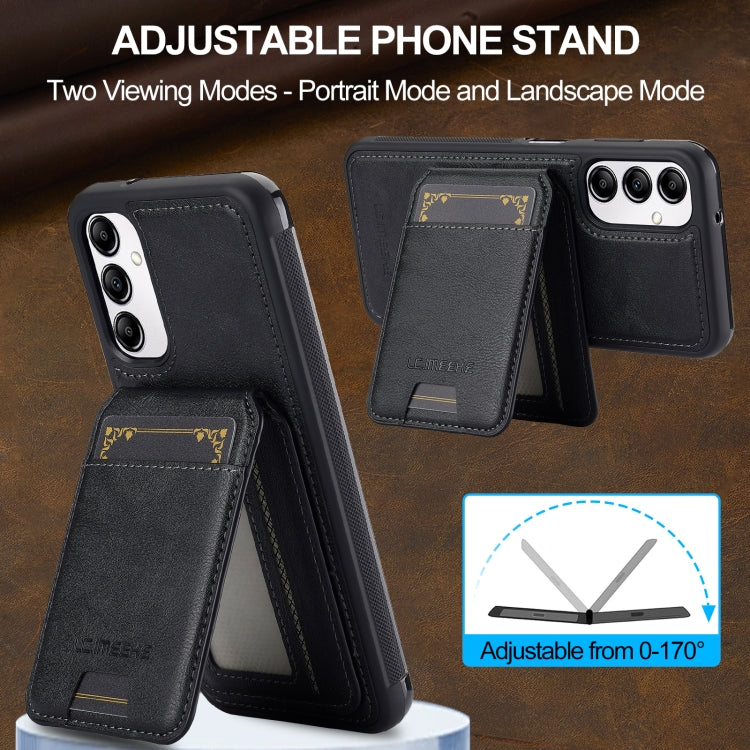 For Samsung Galaxy A54 5G LC.IMEEKE L3 Series Detachable RFID Card Bag Magsafe Phone Case