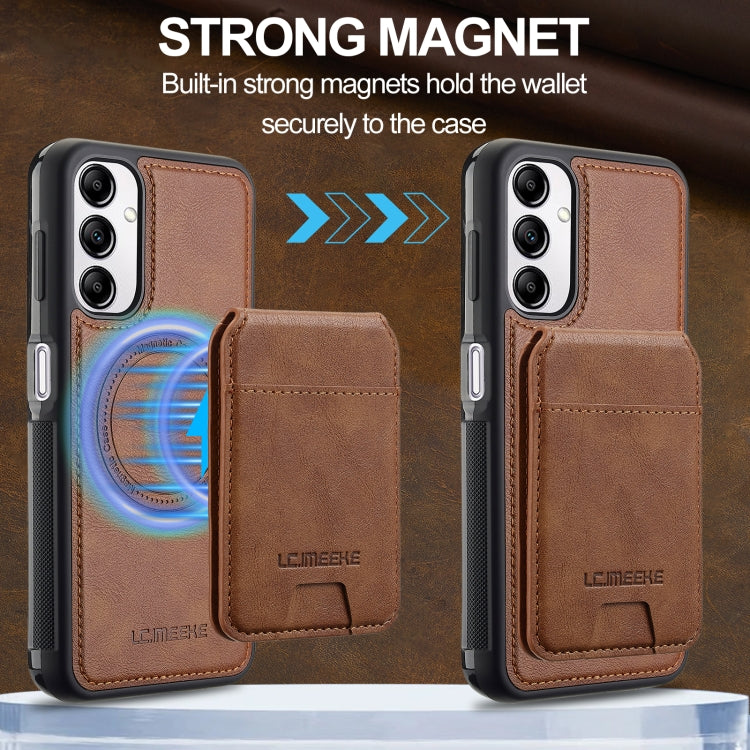 For Samsung Galaxy A54 5G LC.IMEEKE L3 Series Detachable RFID Card Bag Magsafe Phone Case