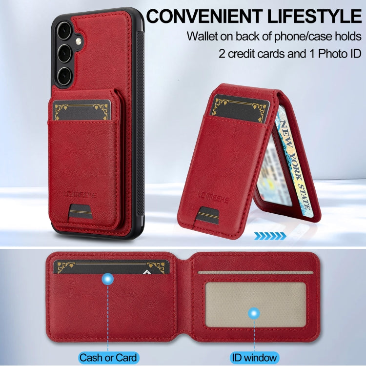 For Samsung Galaxy A35 5G LC.IMEEKE L3 Series Detachable RFID Card Bag Magsafe Phone Case