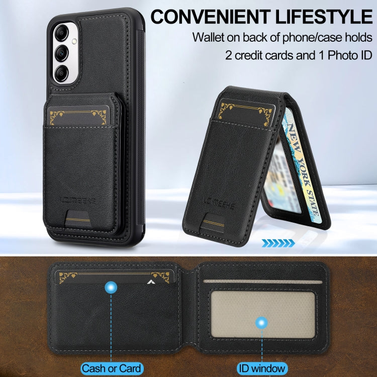 For Samsung Galaxy A34 5G LC.IMEEKE L3 Series Detachable RFID Card Bag Magsafe Phone Case