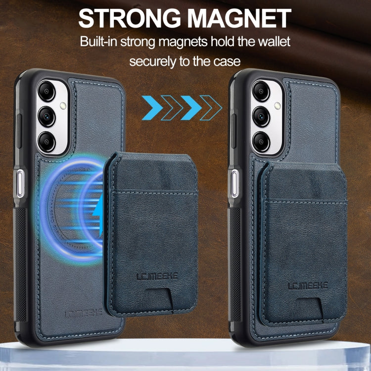 For Samsung Galaxy A34 5G LC.IMEEKE L3 Series Detachable RFID Card Bag Magsafe Phone Case
