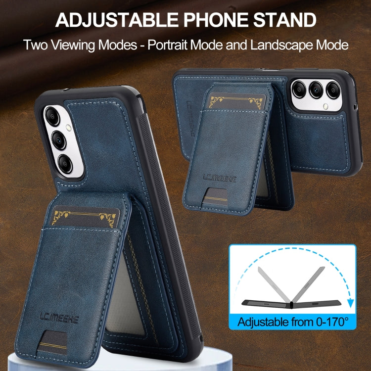 For Samsung Galaxy A34 5G LC.IMEEKE L3 Series Detachable RFID Card Bag Magsafe Phone Case