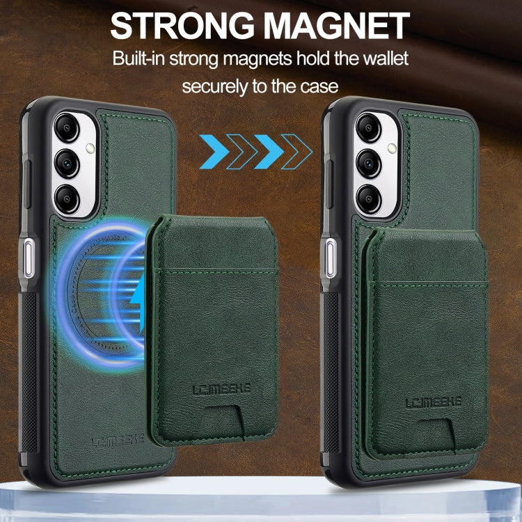 For Samsung Galaxy A34 5G LC.IMEEKE L3 Series Detachable RFID Card Bag Magsafe Phone Case