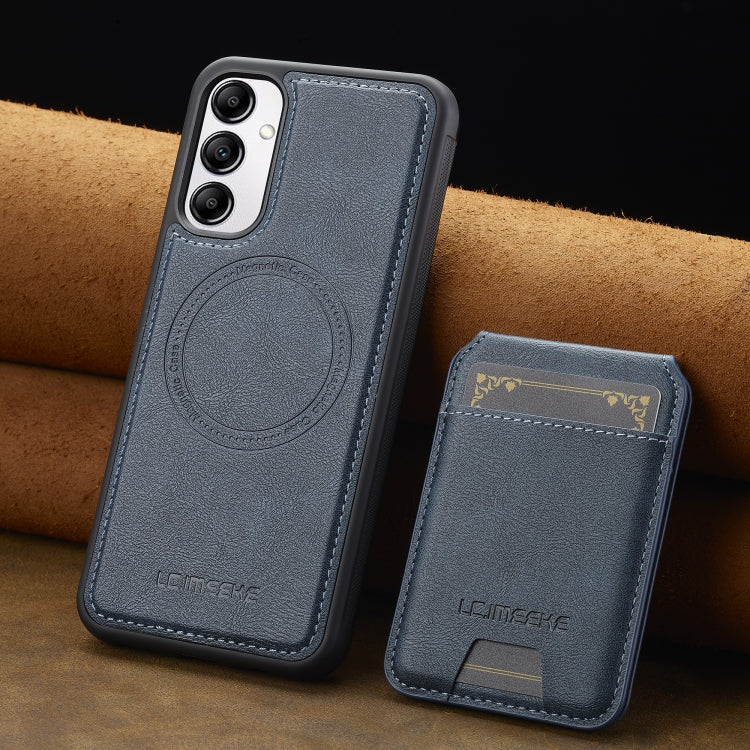 For Samsung Galaxy A14 5G / 4G LC.IMEEKE L3 Series Detachable RFID Card Bag Magsafe Phone Case