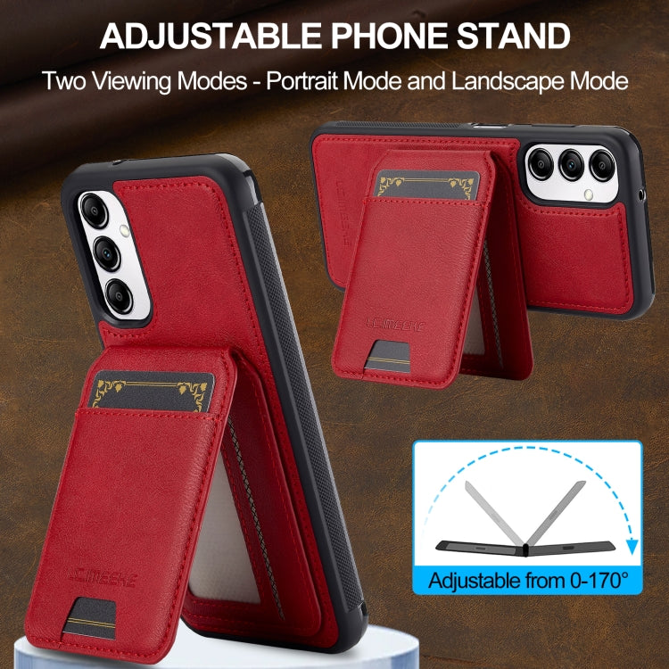 For Samsung Galaxy A14 5G / 4G LC.IMEEKE L3 Series Detachable RFID Card Bag Magsafe Phone Case