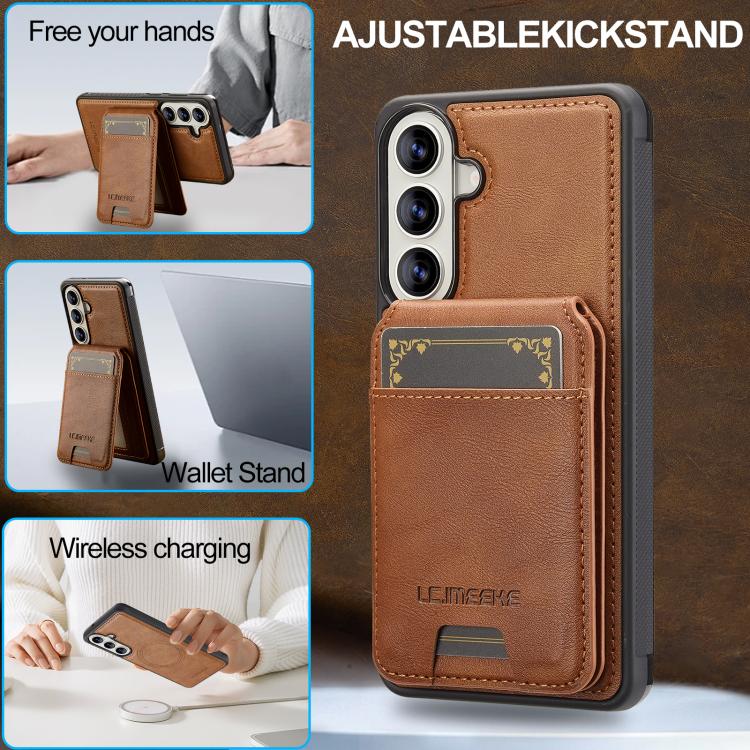 For Samsung Galaxy A37 5G LC.IMEEKE L3 Series Detachable RFID Card Bag Magsafe Phone Case