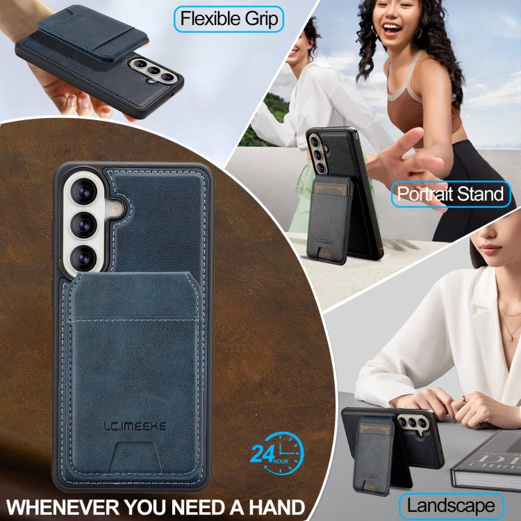 For Samsung Galaxy A37 5G LC.IMEEKE L3 Series Detachable RFID Card Bag Magsafe Phone Case