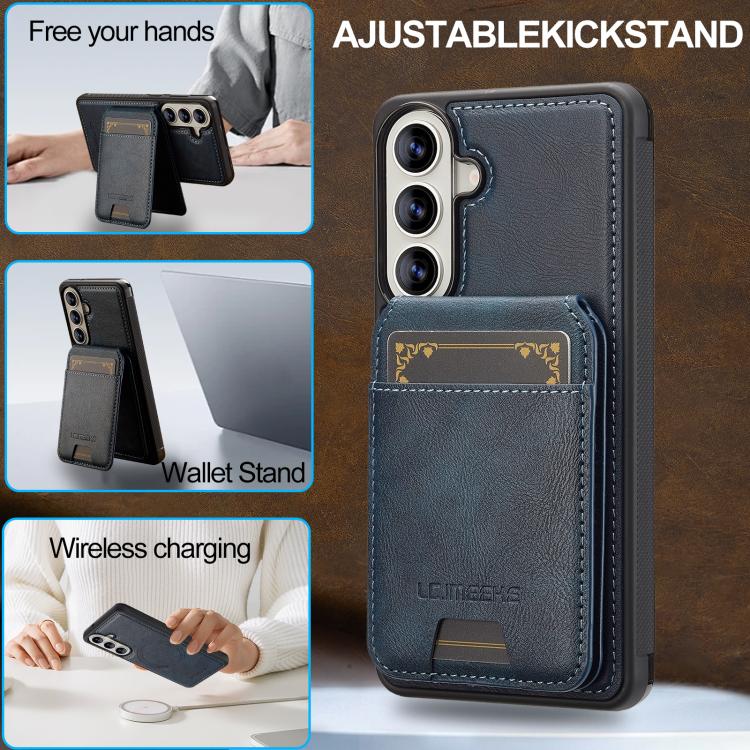 For Samsung Galaxy A37 5G LC.IMEEKE L3 Series Detachable RFID Card Bag Magsafe Phone Case