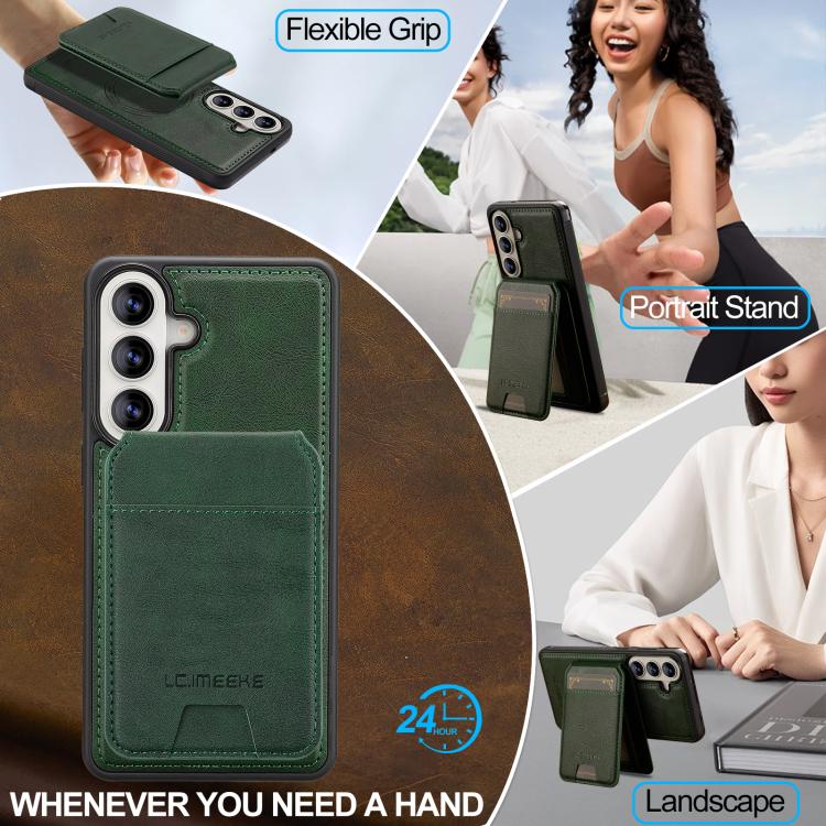 For Samsung Galaxy A37 5G LC.IMEEKE L3 Series Detachable RFID Card Bag Magsafe Phone Case