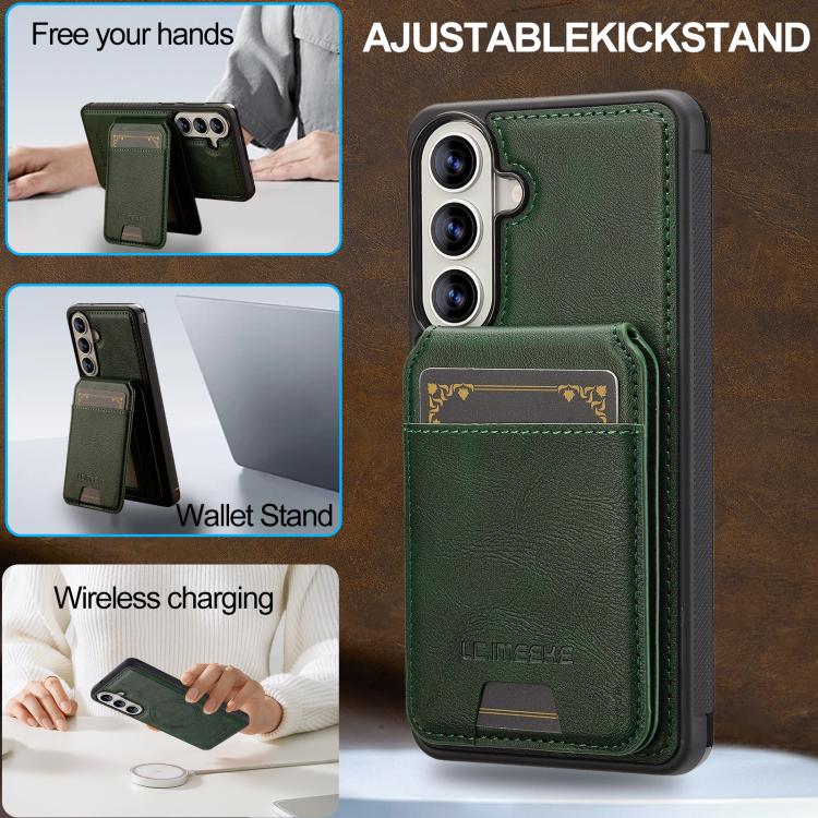 For Samsung Galaxy A37 5G LC.IMEEKE L3 Series Detachable RFID Card Bag Magsafe Phone Case