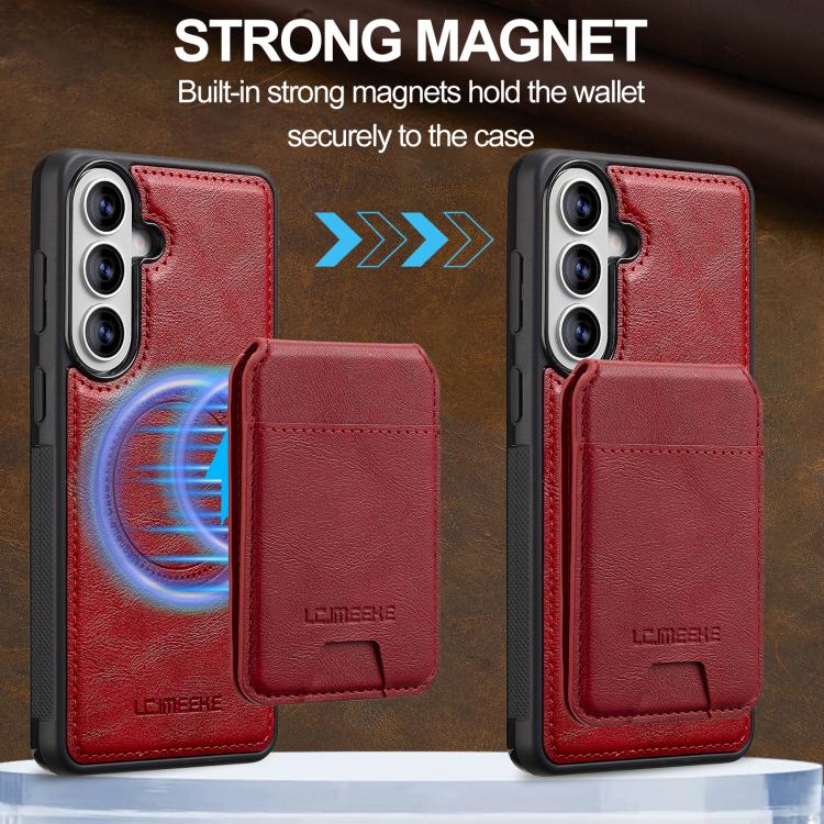 For Samsung Galaxy A37 5G LC.IMEEKE L3 Series Detachable RFID Card Bag Magsafe Phone Case