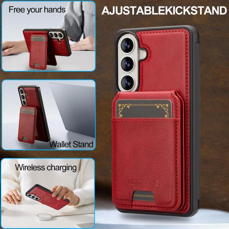 For Samsung Galaxy A37 5G LC.IMEEKE L3 Series Detachable RFID Card Bag Magsafe Phone Case