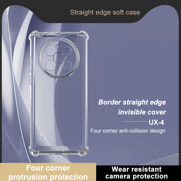 For Huawei Mate 40 5G IMAK UX-4 Series Four-corner Shockproof Phone Case - Transparent