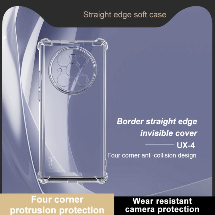 For Huawei Mate 40 Pro 5G IMAK UX-4 Series Four-corner Shockproof Phone Case - Transparent