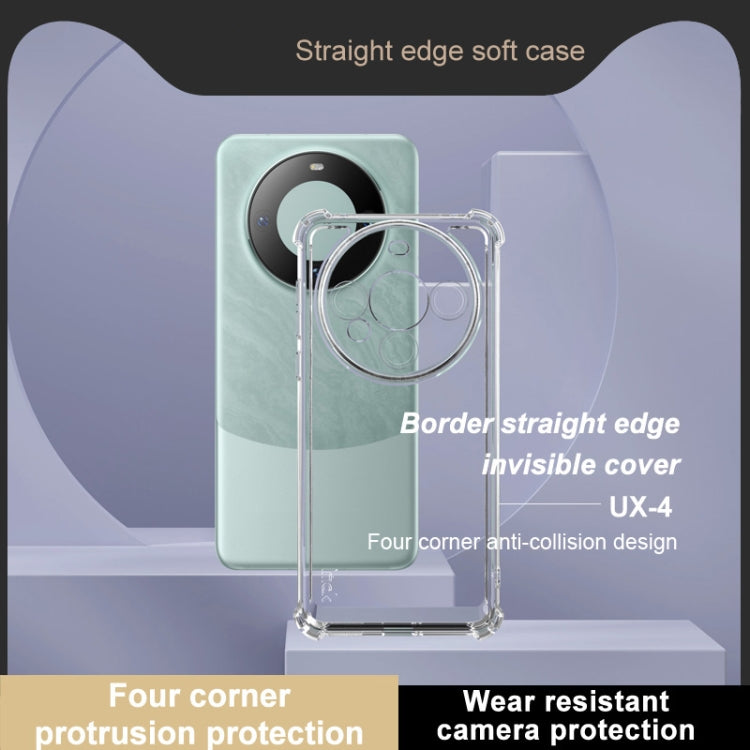 For Huawei Mate 60 IMAK UX-4 Series Four-corner Shockproof Phone Case - Transparent