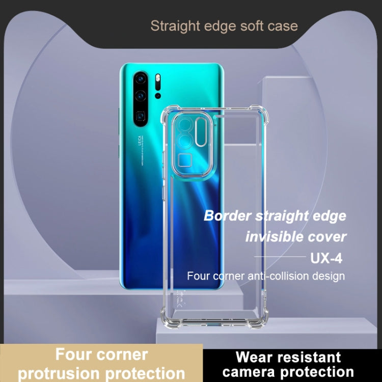 For Huawei P30 Pro IMAK UX-4 Series Four-corner Shockproof Phone Case - Transparent