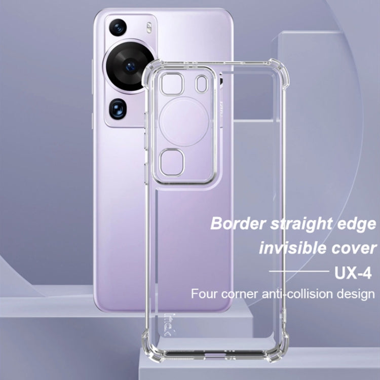 For Huawei P60 / P60 Pro IMAK UX-4 Series Four-corner Shockproof Phone Case - Transparent