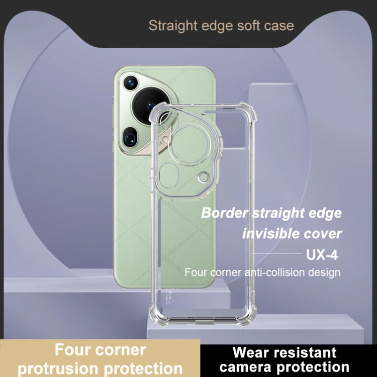 For Huawei Pura 70 Ultra IMAK UX-4 Series Four-corner Shockproof Phone Case - Transparent