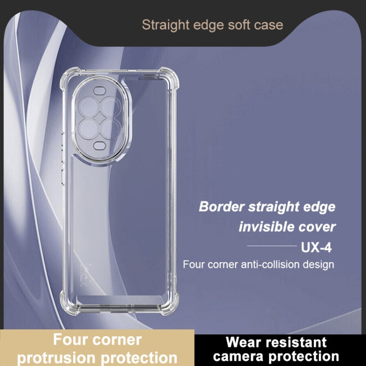 For Huawei Nova 13 Pro IMAK UX-4 Series Four-corner Shockproof Phone Case - Transparent