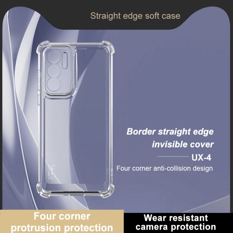 For Huawei P40 IMAK UX-4 Series Four-corner Shockproof Phone Case - Transparent