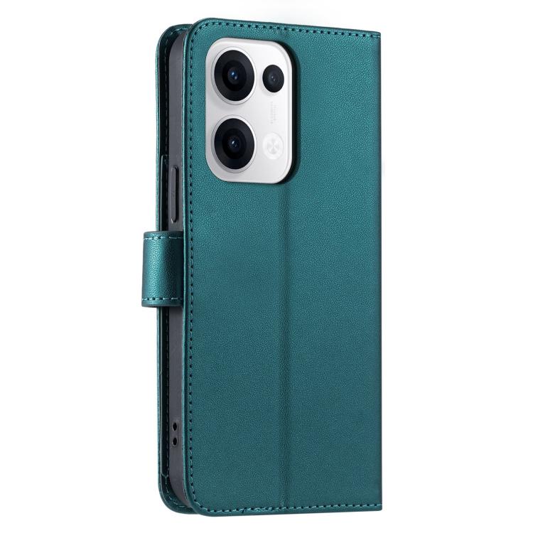 For OPPO Reno13 5G Ring Buckle Rhombic Leather Phone Case