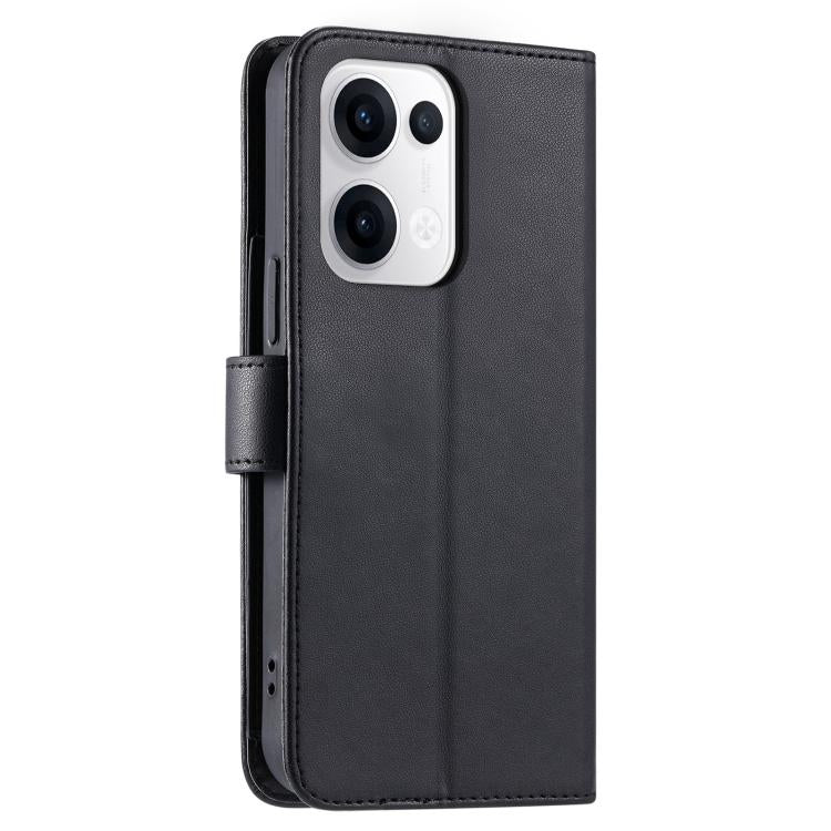 For OPPO Reno13 5G Ring Buckle Rhombic Leather Phone Case