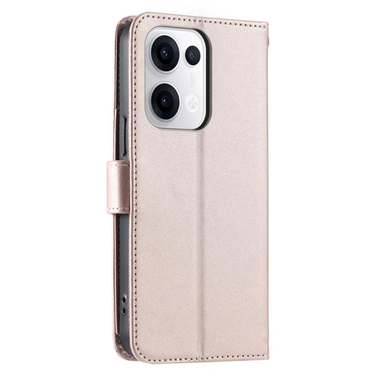 For OPPO Reno13 5G Ring Buckle Rhombic Leather Phone Case