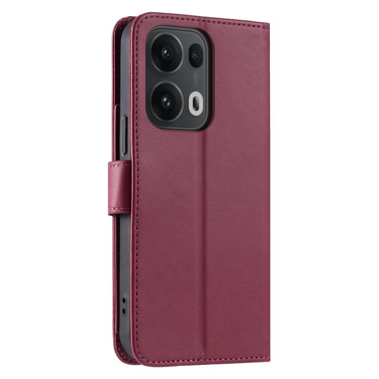 For OPPO Reno13 Pro 5G Ring Buckle Rhombic Leather Phone Case